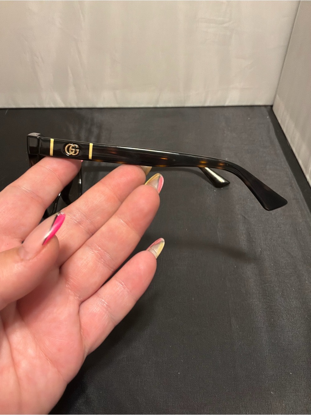 Gucci Tortoiseshell Cat-Eye Sunglasses with Brown Gradient Lenses - Picture 5 of 8